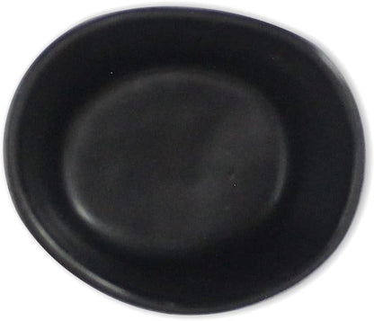 roro Handmade 2-Inch Matte Black Ceramic Pinch Bowls, Set of 6 – Versatile Stoneware for Spices, Condiments, Appetizers & Finger Foods