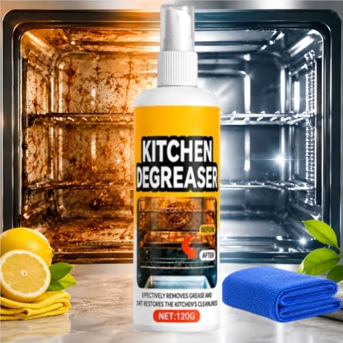 Apiastar Greasekiller Spray, Apiastar Greasekiller Spray Grill Cleaner, Fast-Acting Grease Removal, Suitable For Grills And Smokers, Stovetop,Oven, Easy Sprays Application, Outdoor Use (2PC)