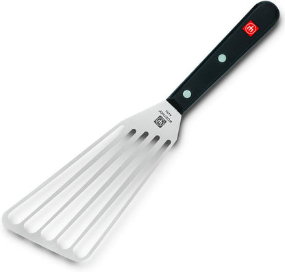 WÜSTHOF Gourmet 6.5" Offset Slotted Spatula,Silver/Black
