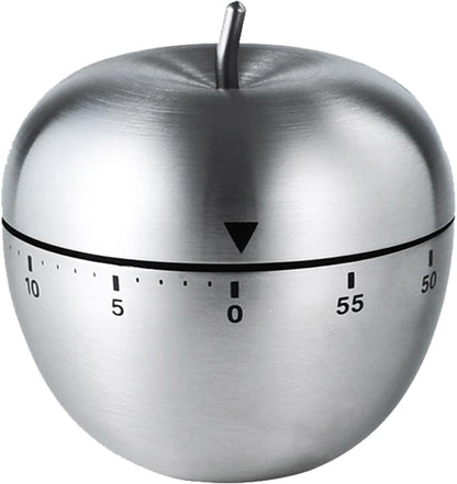 Cute Egg Shape Kitchen Timer, 60 Minute Mechanical Countdown Timer, Wind Up Cooking Timer with Loud Alarm, No Battery Needed, Visual Timer for Kids Classroom Baking and Home Use