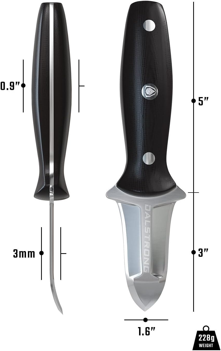 Dalstrong 3" Oyster & Clam Shucking Knife - German Steel