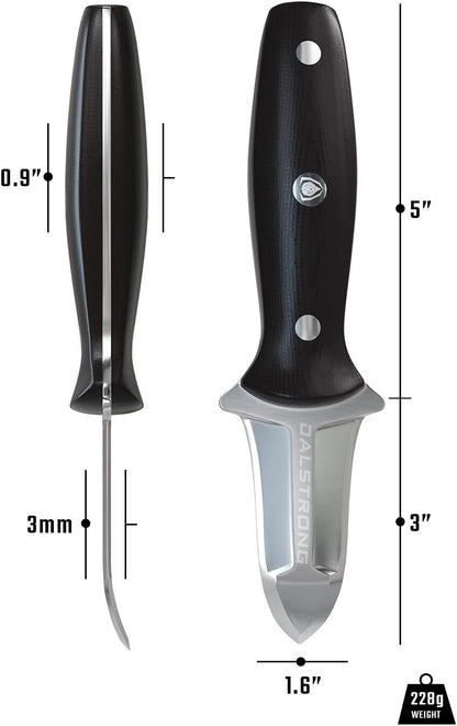Dalstrong 3" Oyster & Clam Shucking Knife - German Steel