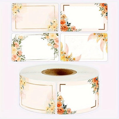 100-Pack Removable Freezer Labels, Waterproof Food Storage Stickers for Date & Contents Marking - Colors A