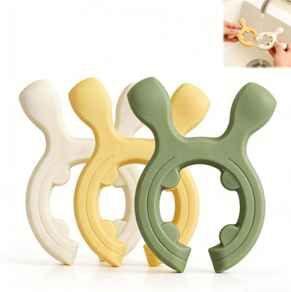 Multifunction Silicone Pot Handle Spatula Rack, Multifunctional Stove Top Organizer, Anti-Scald Utensil Holder & Steam Releaser, Prevents Boil-Overs & Keeps Kitchen Clean