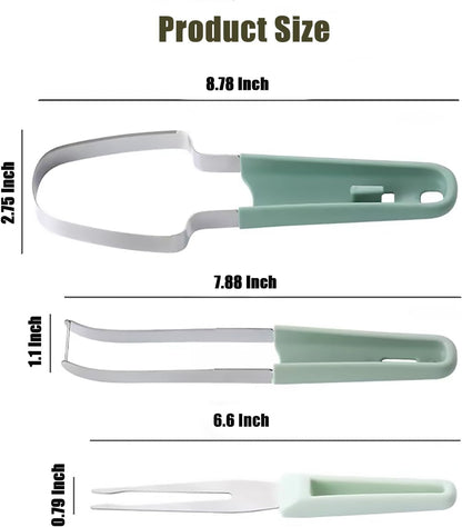 3-in-1 Stainless Steel Watermelon Cutter Slicer Tool, Popsicle Cutter