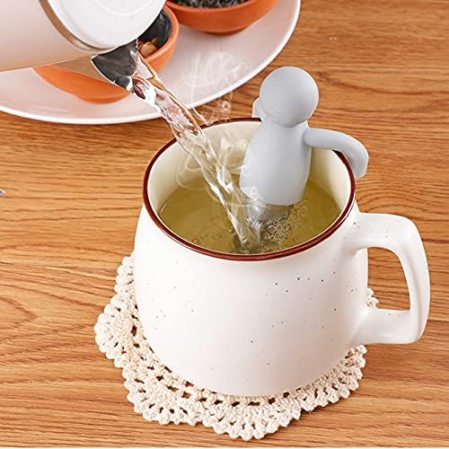 Leden Tea Infuser for Loose Leaf Tea Extra Fine Mesh Tea Steeper Gray