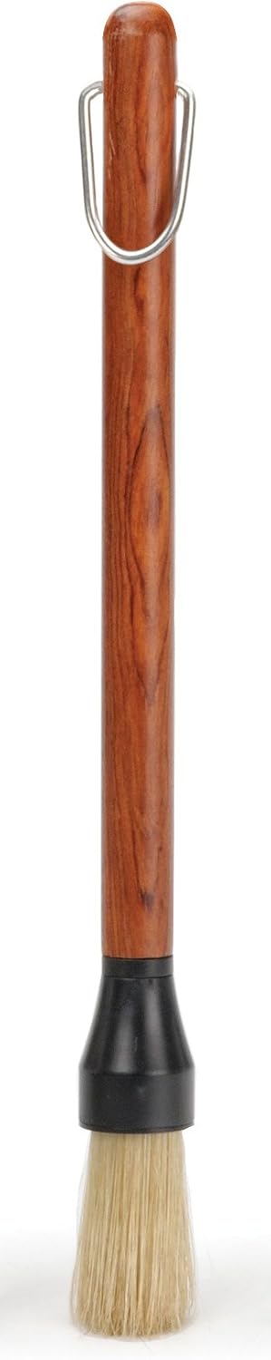 RSVP International Endurance (BQ-FRK) BBQ Grill Fork, 17.25" | Long Handle Keeps Hands Safe from Fire | Made from Stainless Steel & Rosewood