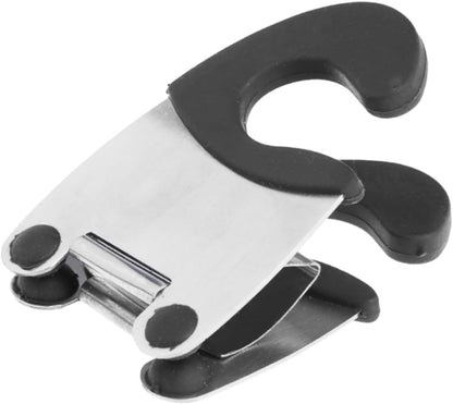 2pcs Pot Clip Spoon Holder - Stainless Steel Utensil Rest for Kitchen Cooking Clip for Spoon Ladle and Spatula Compact Design for Easy Storage