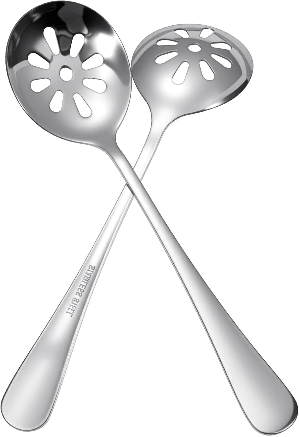 7.8 Inch Slotted Spoon, Serving Spoons, Dips, Cereals (10 Holes)