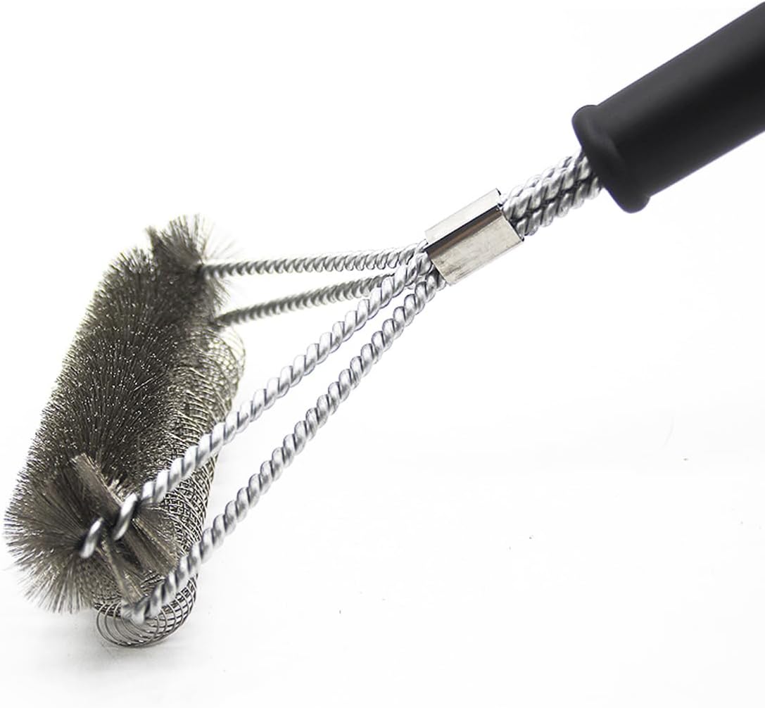 Grill Brush Grill Cleaning Kit, Grill Cleaner BBQ Grill Accessories Grill Rescue Brush Grill Brush Bristle Free, Grill Brush for Outdoor Grill BBQ Brush for Grill Cleaning (D23)