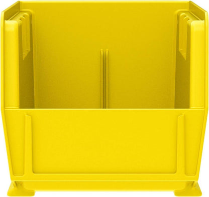 Akro-Mils 30230 AkroBins Plastic Storage Bins, Space-Saving Stackable Bins for Garage, Pantry, Craft Organization, 10.5 "L x 5.5 "W x 5"H, Blue, 12-Pack