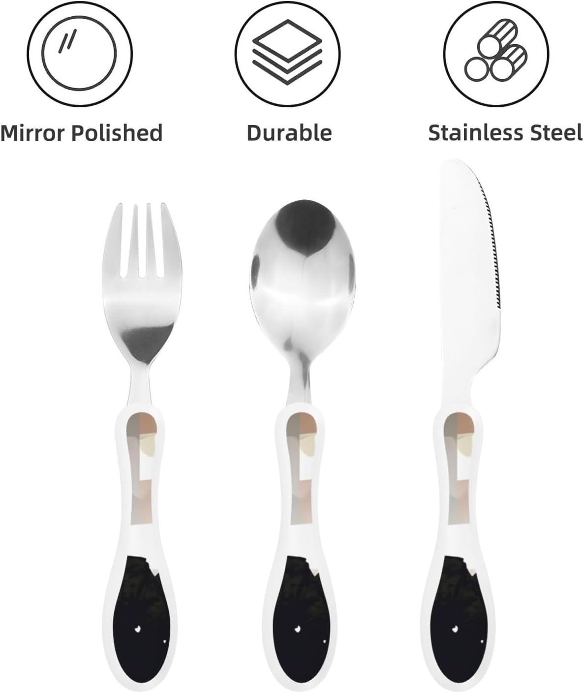3-Piece Kids Silverware Set With Storage Case, Stainless Steel Reusable Children Safe Knife Spoon Fork Set Ocean Sea Animal Shark Children Flatware Set For Kids Lunch Box