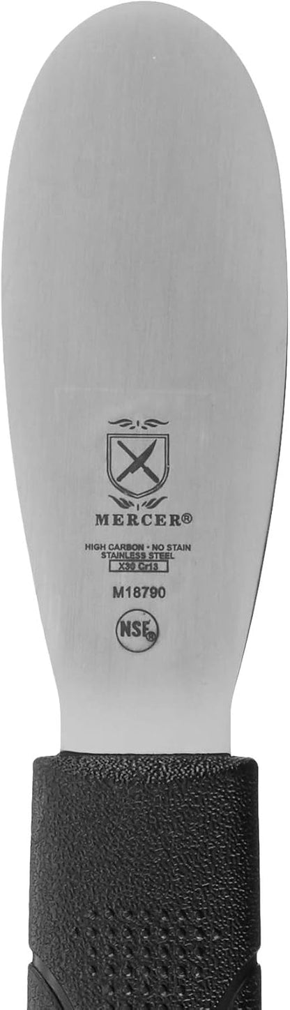 Mercer Culinary Millennia Bench Scraper, 5 7/8 Inch X 3 1/2 Inch Blade, Black Handle