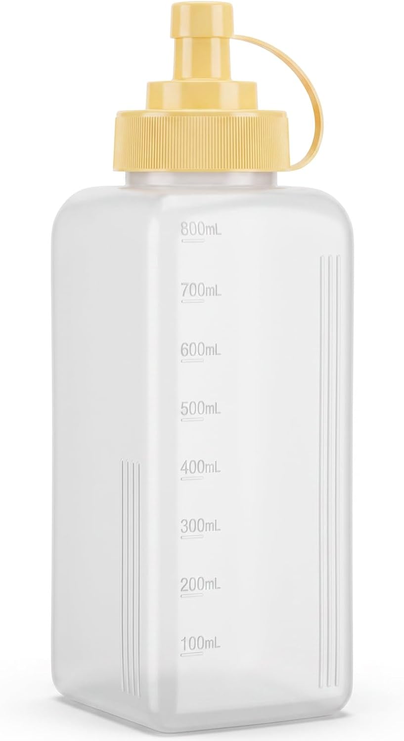 Wide Mouth Squeeze Bottles, 800ML Sauce Squeeze Bottle