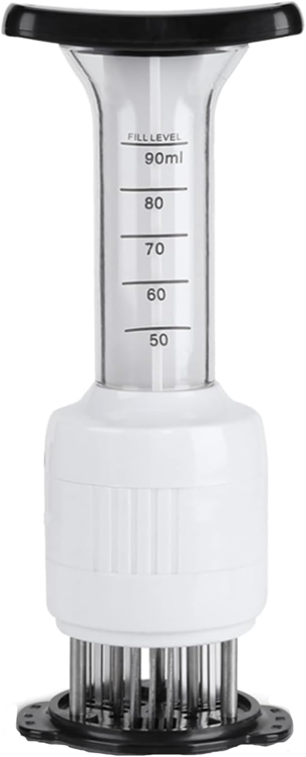 Meat Injector & Tenderizer, 90ML Marinade Injector for BBQ