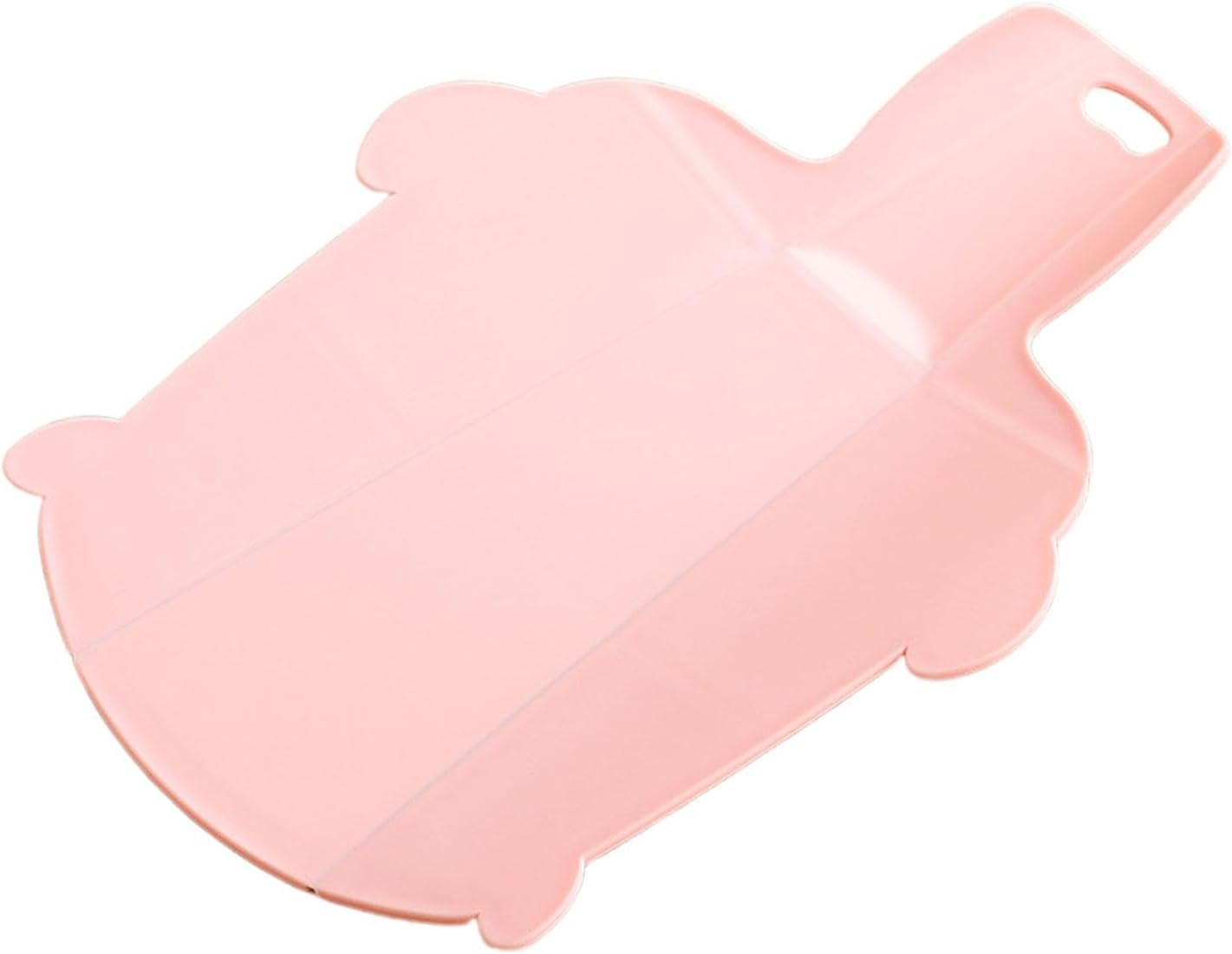 Qianly Board Kitchen Prep Mat Portable Foldable Cutting Board Vegetable Meat Cutting Mat for Household Biscuits Vegetables Cheese Fruits, Pink