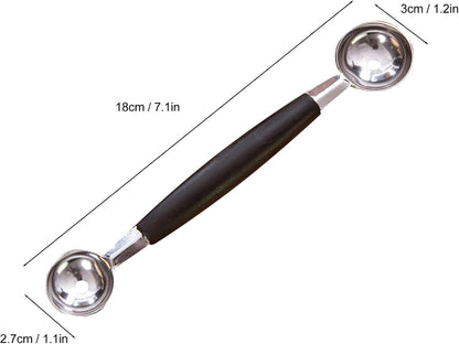Double Headed Melon Baller, Stainless Steel Melon Baller Scoop