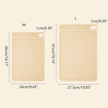 Non-Slip Large Chopping Board with Grinding Area Double-sided Cutting Boards Plastic Cutting Mat for Kitchen Cooking chopping mat for kitchen