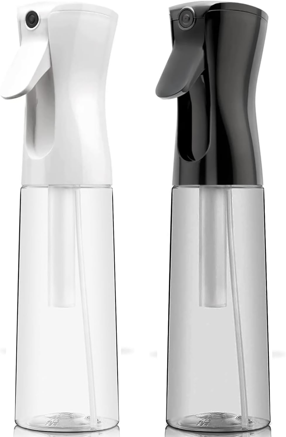 Continuous Spray Bottle for Hair, Refillable Gentle Mister (2 Pack, 6.8 Oz)