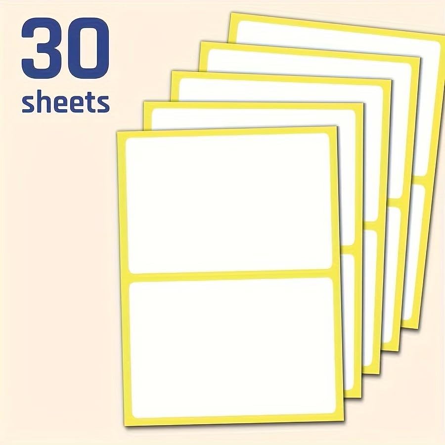 100-Pack Removable Freezer Labels, Waterproof Food Storage Stickers for Date & Contents Marking - Colors A