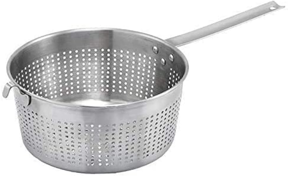 Winco 8 1/2" Aluminum Spaghetti Strainer