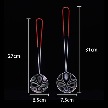 Mini Strainer Spoon, Stainless Steel Spider Skimmer Spoon, Hot Pot Strainer