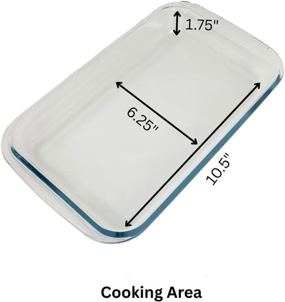 Glass Casserole with Insulated Carry Bag - 3 Quart Capacity, Microwave, Oven, and Freezer Safe, Includes Lid and Carry Bag. Overall Size 13.75"x 8.5"x 2" - Beige