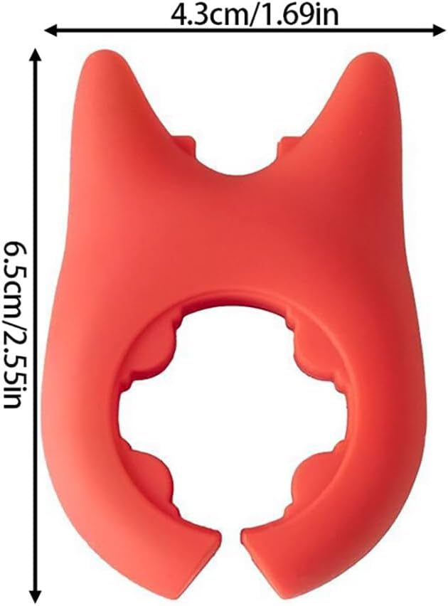 10Pcs Silicone Pot Clip Spoon Rest Silicone Assist Hot Handle Holder