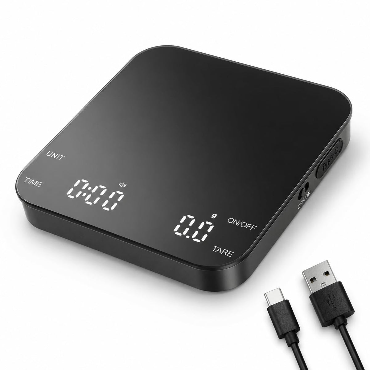Espresso Coffee Scale with Timer, 0.1g Precision Mini Scale