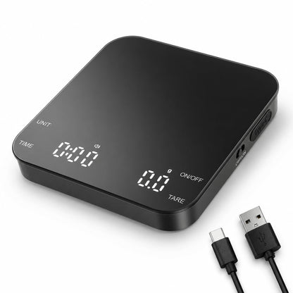 Espresso Coffee Scale with Timer, 0.1g Precision Mini Scale