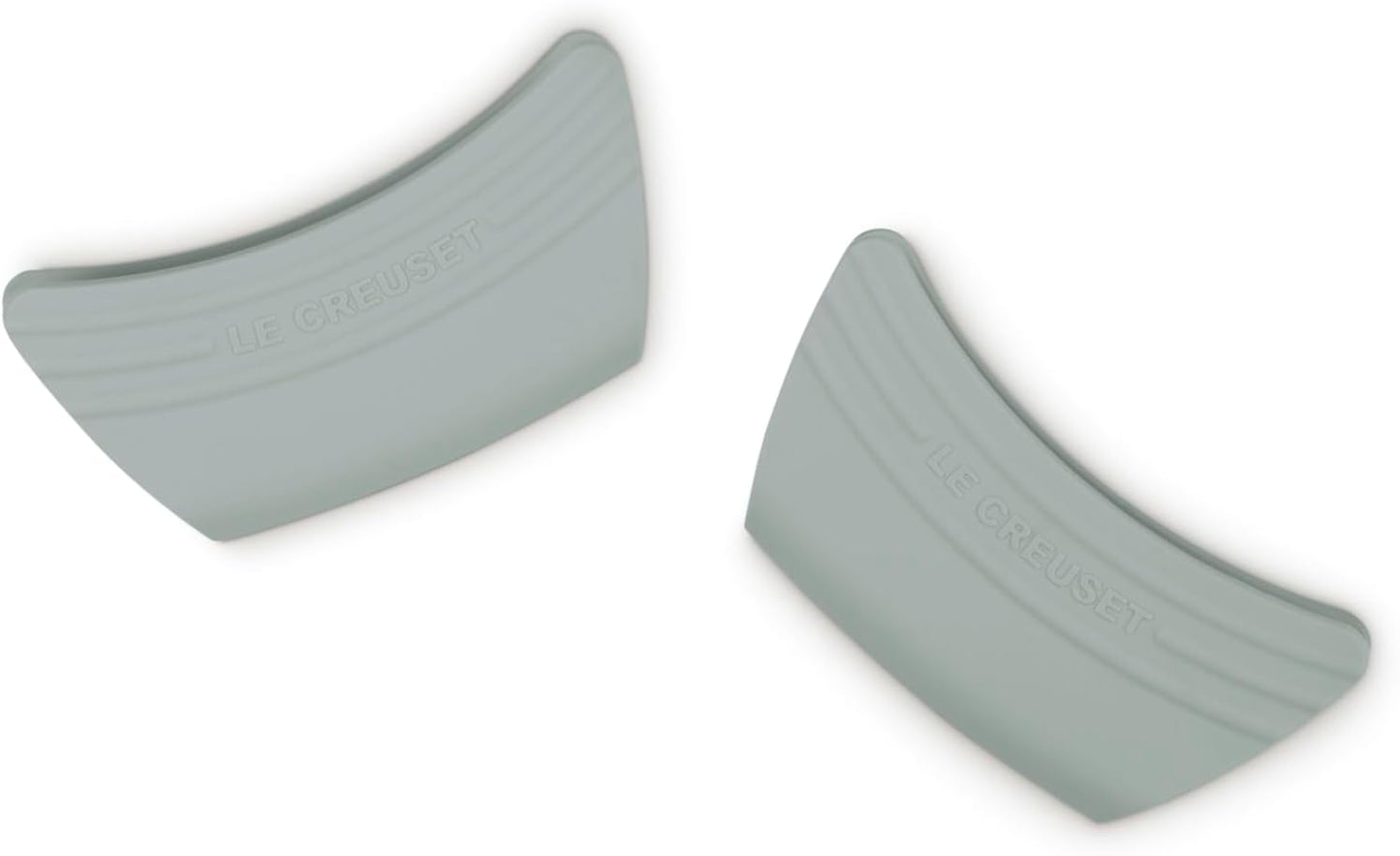 Le Creuset Silicone Set of 2 Handle Grips, 5" x 2 1/2" each, Black
