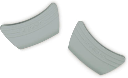 Le Creuset Silicone Set of 2 Handle Grips, 5" x 2 1/2" each, Black
