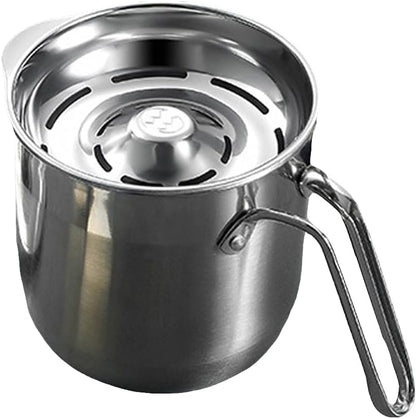Angoily 1500ml Egg Separator, Stainless Steel Egg Yolk White Separator Tool