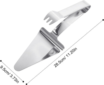 DECHOUS Pizza Spatula Server Stainless Steel Pizza Slice Shovel with Heat-Resistant Handle Multi-Function Cake Spatula for Baking Pie Dessert Home Restaurant Pizzeria