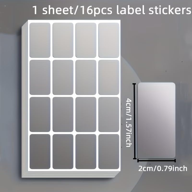 100-Pack Removable Freezer Labels, Waterproof Food Storage Stickers for Date & Contents Marking - Colors A