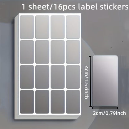 100-Pack Removable Freezer Labels, Waterproof Food Storage Stickers for Date & Contents Marking - Colors A