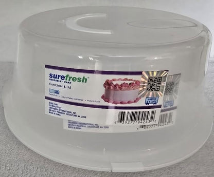 SURE FRESH CONTAINERS (1, Cake Container & Lid) by SureFresh