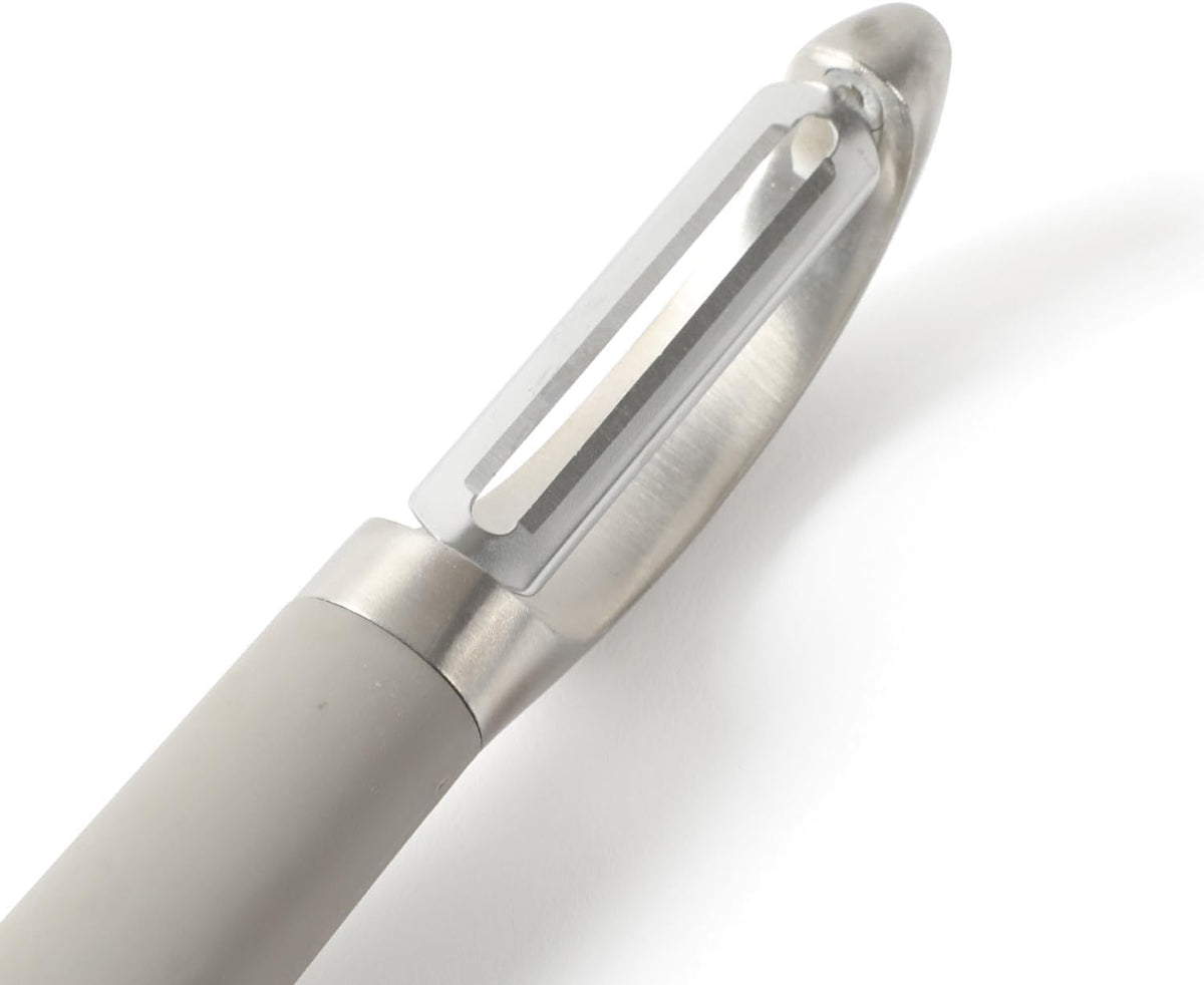 Calphalon Prime Straight Vegetable Peeler, Stainless Steel Peeler with Swivel Blade for Fruits & Vegetables, Weighted Handle for Control, Weighted Handle for Control
