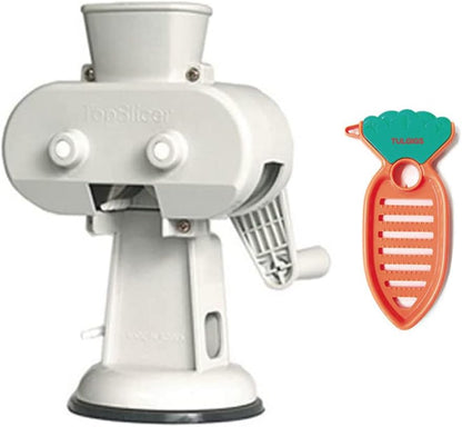 Roller Green Spring Onion Slicer Shredder + TULGIGS Vegetable Peeler