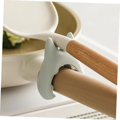 Silicone Spoon Holder Pot Clip 2pcs Boil over Stopper