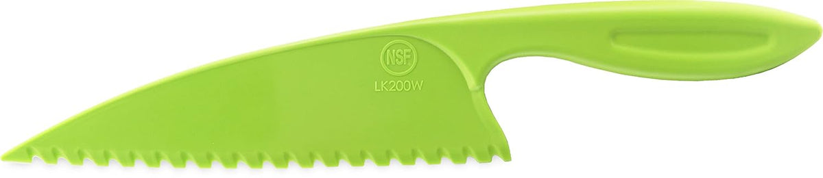 San Jamar Lettuce Knife,Green,12" L,Plastic,4" W LK200W - 1 Each