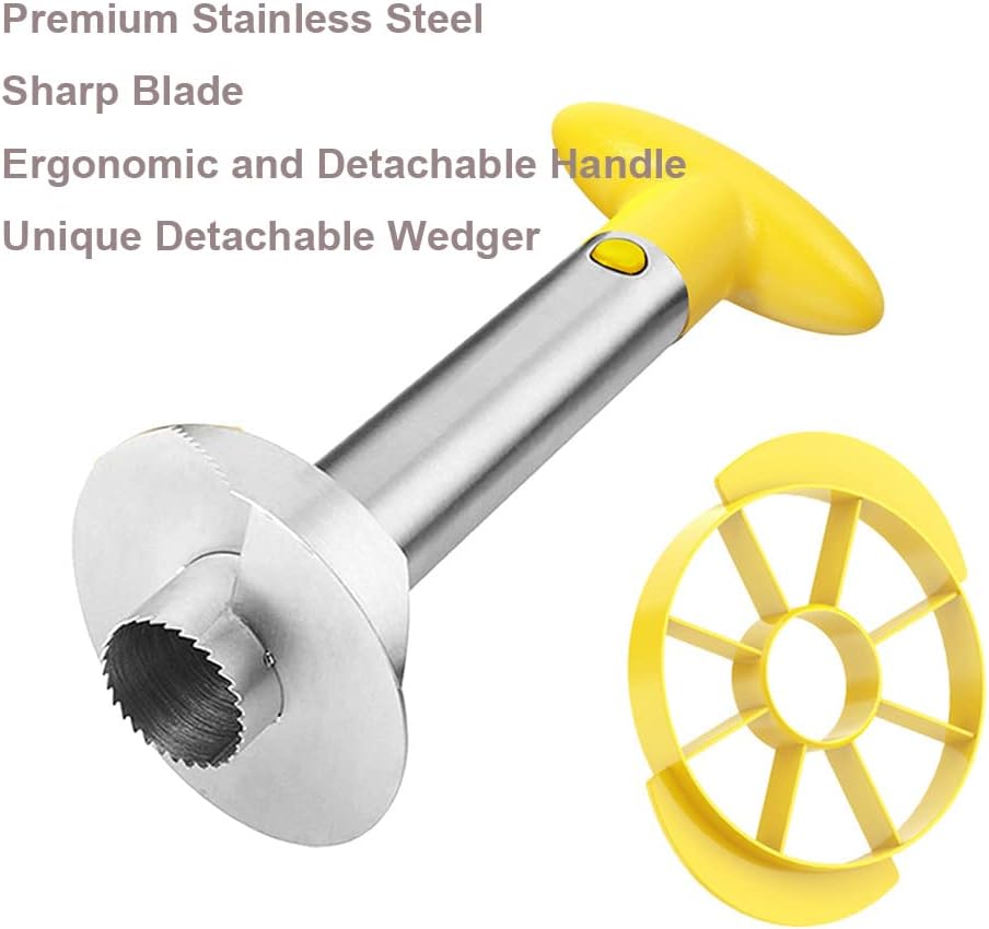 SameTech Easy Kitchen Tool Fruit Pineapple Peeler Corer Slicer Cutter