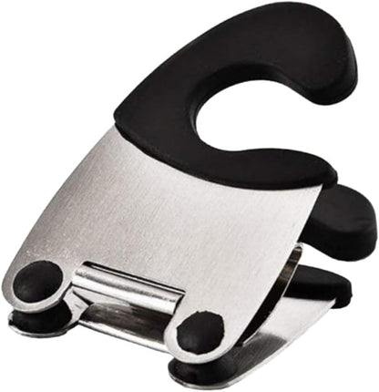 3Pcs Stainless Steel Pot Clip Spoon Holder for Kitchen Cooking