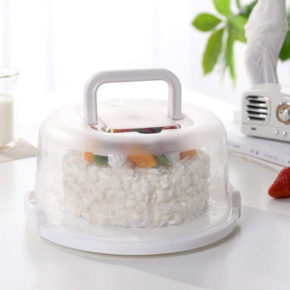 Cake Carrier Storage Container, Cake Carrier With Lid And Handle,Transparent Dome Reusable Airtight Box,Cupcake Saver Cake Holder Serves for Doughnuts Cupcake Parties, Dustproof Food Storage