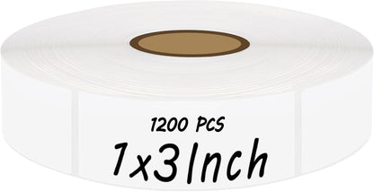 600Pcs Blank Removable Freezer Labels,1x3In Date Label Stickers,No Residue Food Storage Containers Labels,for Food Containers Pantry Organization