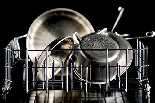 All-Clad Silicone Grip Set: 100% Silicone Flexible & Heat Resistant Ribbed Grip Set - Perfect for Cast Iron, Steel, or Glass, (2-Piece), Black/Grey