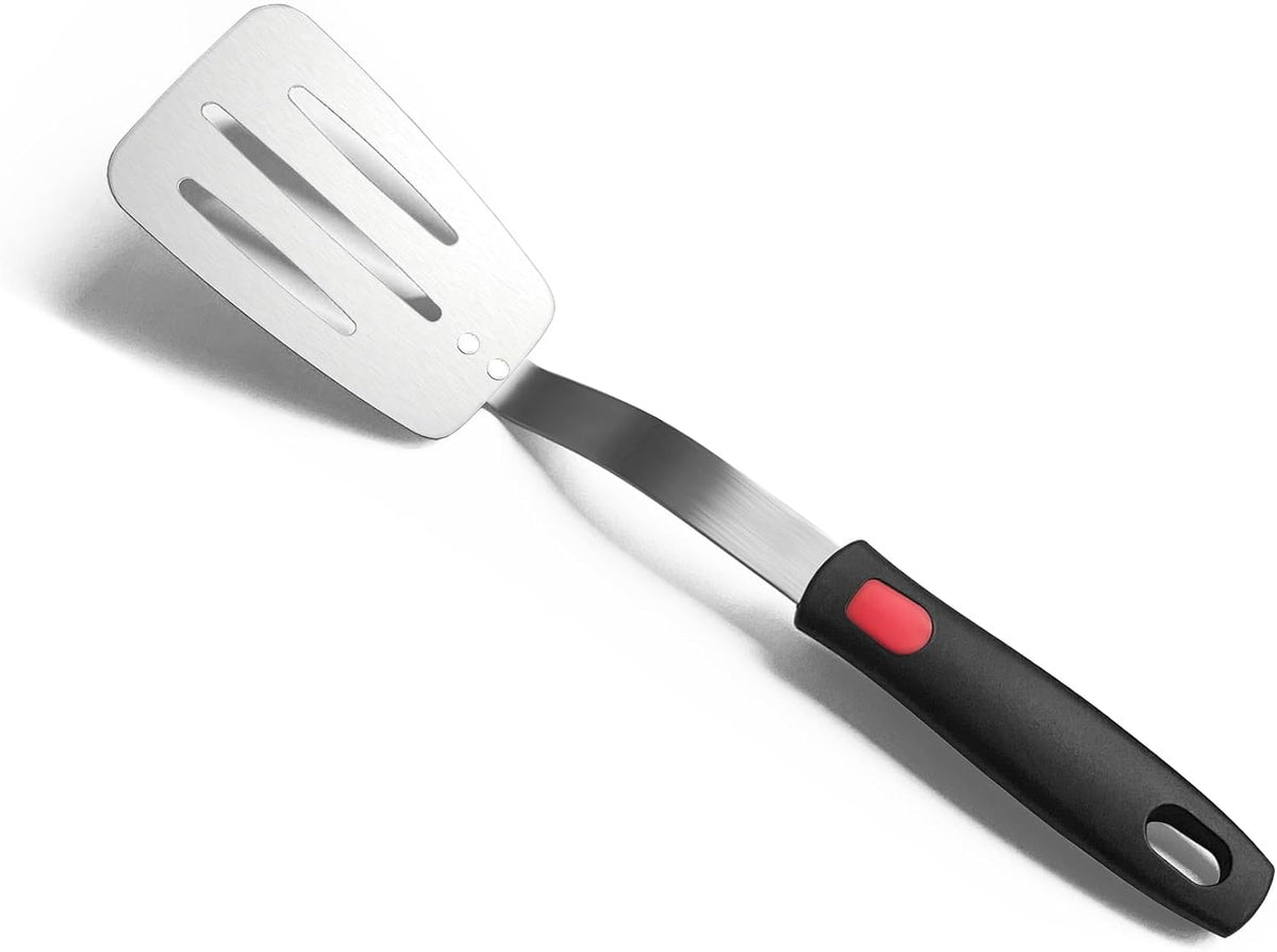Stainless Steel Flexible Spatula, Thin Metal Turner, X' L Slotted