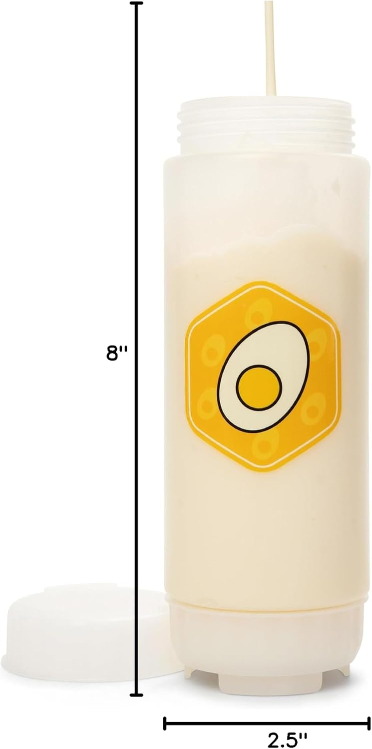 No‑Drip FIFO BBQ Sauce Squeeze Bottle – 18oz BPA-Free Refillable Dispenser with White Twist Cap for Mess-Free Pouring – Ideal for Barbecue, Glazes, Honey Mustard, Marinades, Teriyaki