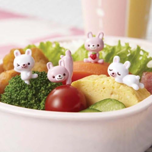 Bento 3D Food Pick, 8-Piece, Rabbit