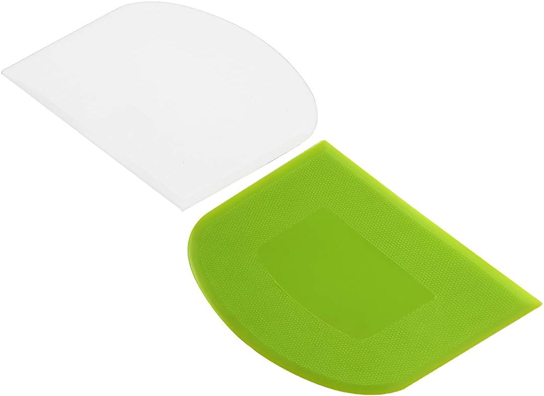 Suanyok Dough Bowl Scraper - Flexible Plastic Multi-Function Kitchen tools